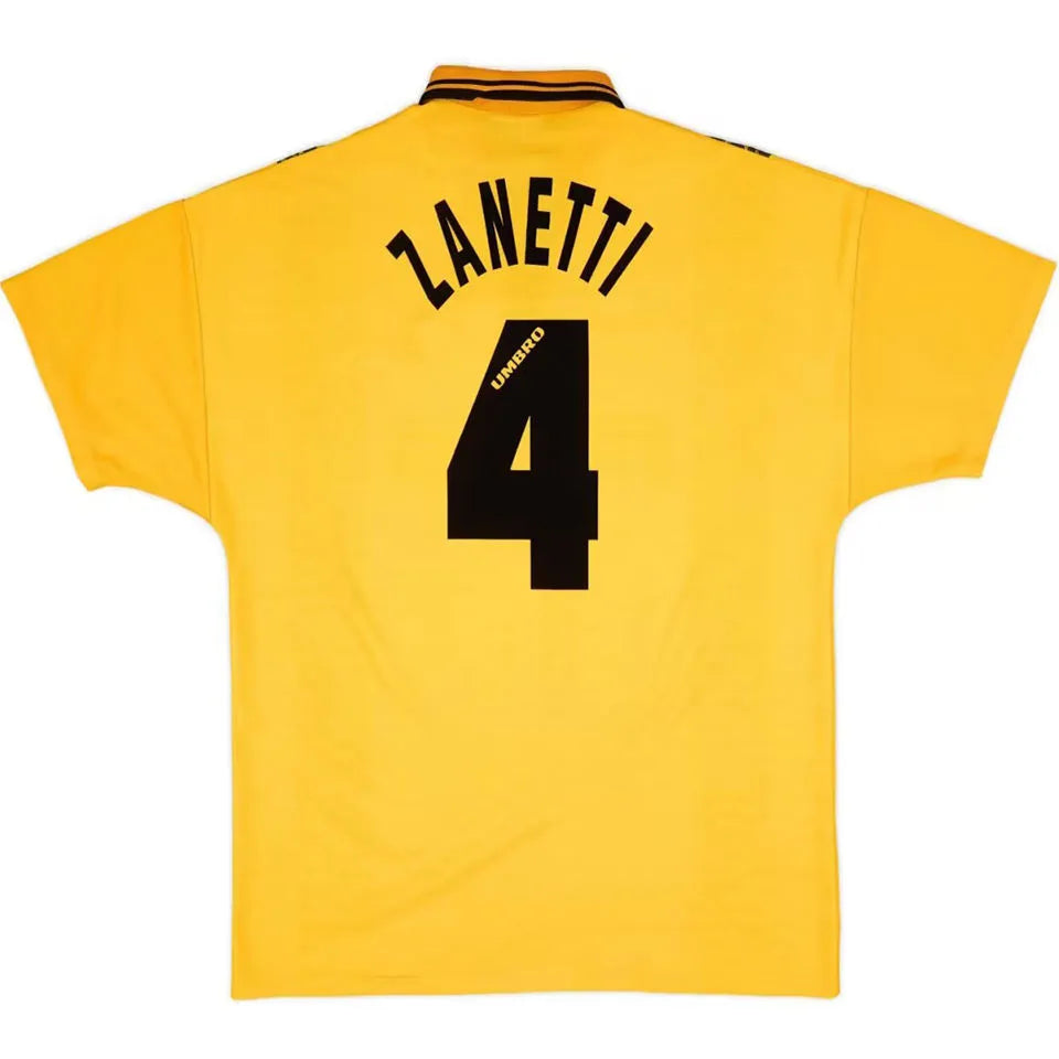 UMBRO Inter Mailand 1996/97 3. Trikot Gelb Retro