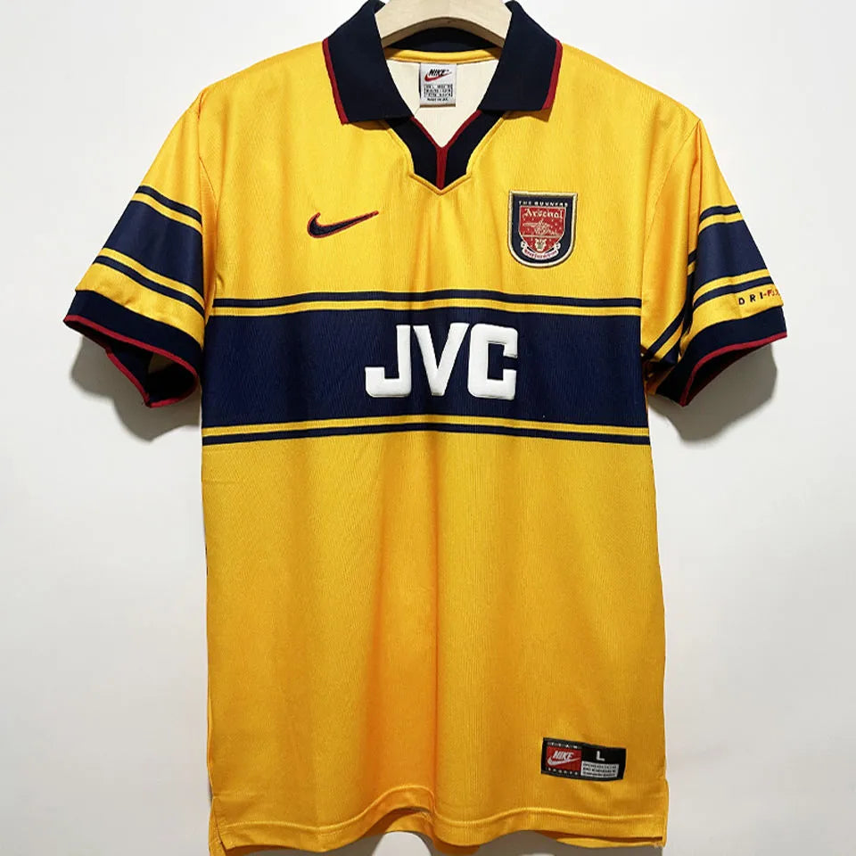 NIKE FC Arsenal 97/98 Auswärtstrikot Gelb Retro