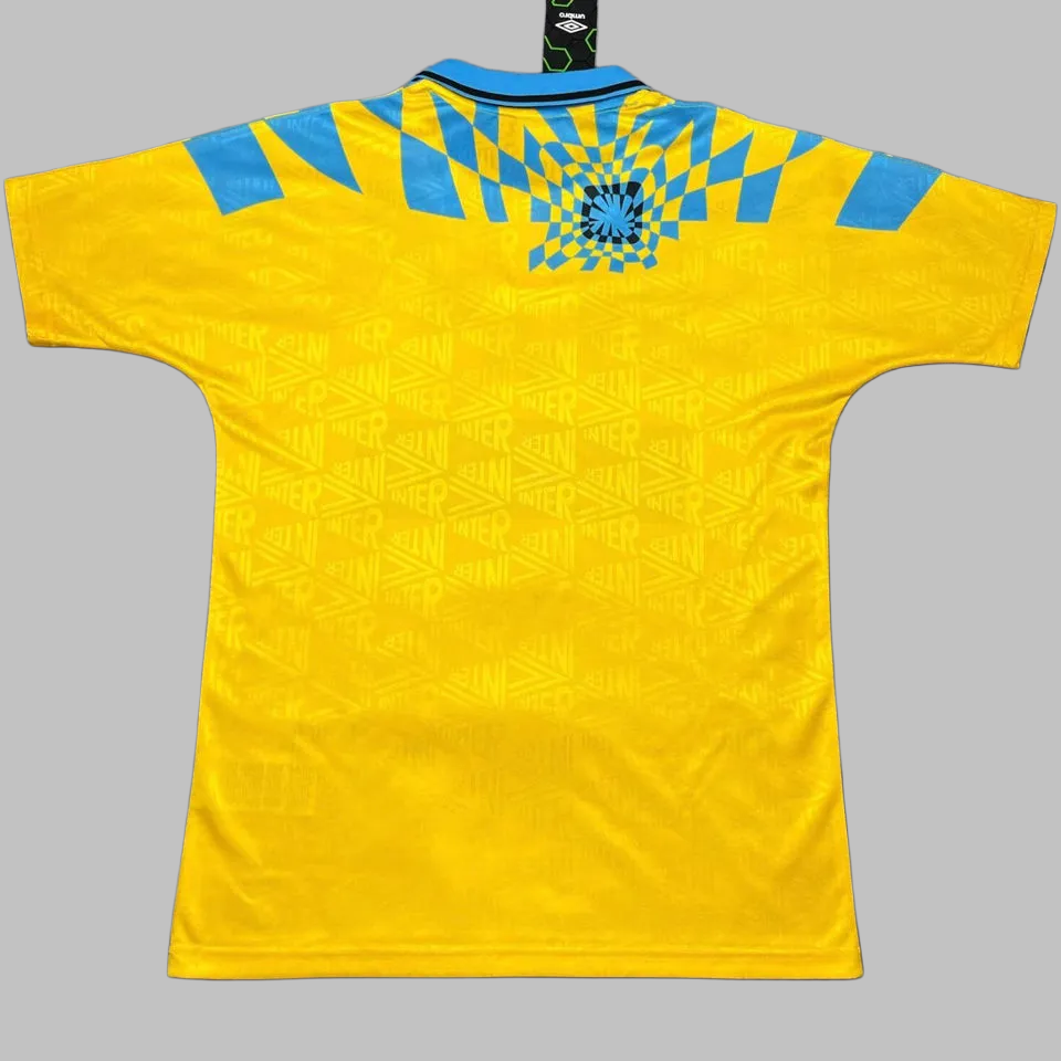 UMBRO Inter Mailand 1991/92 3. Trikot Gelb Retro