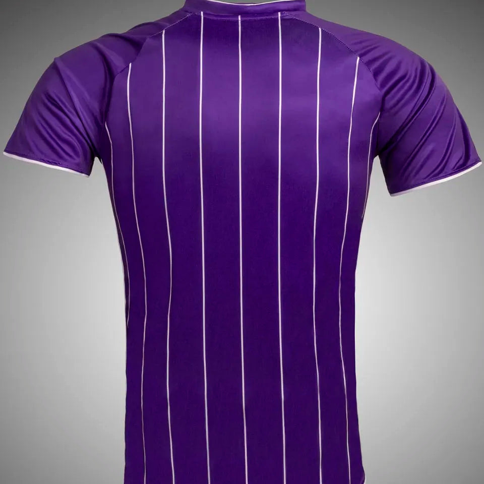 Manchester City 2007/08 Auswärtstrikot Lila Retro