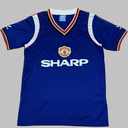 ADIDAS Manchester United 84/85 Auswärtstrikot Blau Retro