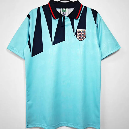 England 1992 3. Trikot Blau Retro
