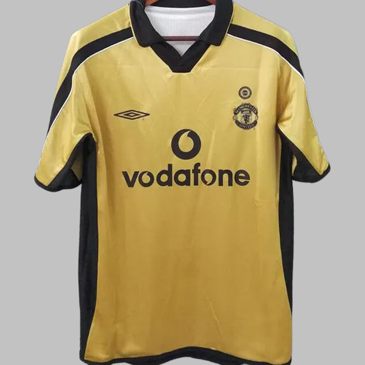 UMBRO Manchester United 2001 Trikot Gold Retro