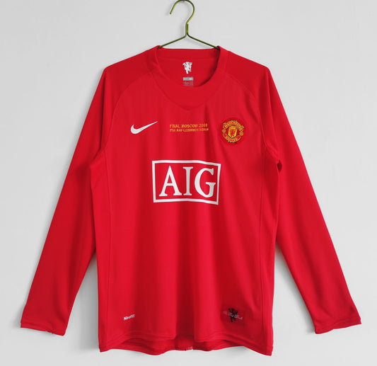 NIKE Manchester United Champions League Finaltrikot 2008 Langarm Retro