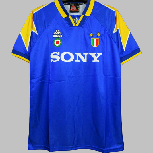 KAPPA FC Juventus 1995/96 Auswärtstrikot Blau Retro