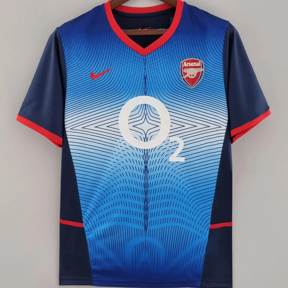 NIKE FC Arsenal 2002/03 Auswärtstrikot Blau Retro