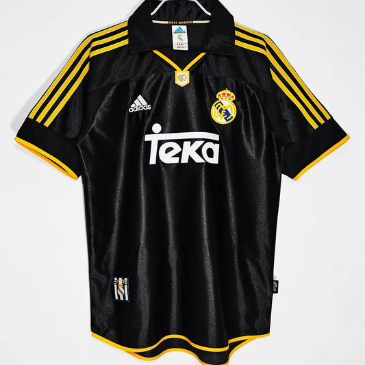 ADIDAS Real Madrid 2000/01 Auswärtstrikot Schwarz Retro