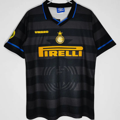 UMBRO Inter Mailand 1997/98 3. Trikot Schwarz Retro