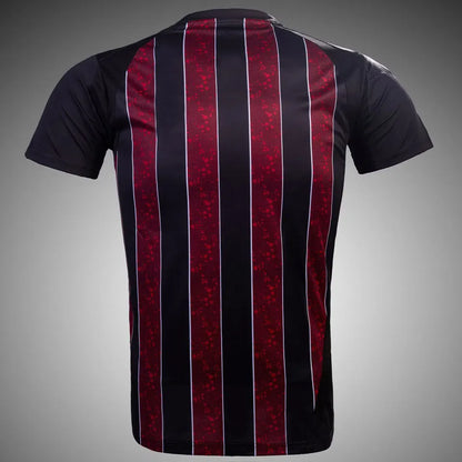 Manchester City 2008/09 Auswärtstrikot Rot-Schwarz Retro