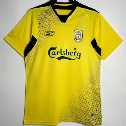 Reebok FC Liverpool 2004/05 Auswärtstrikot Gelb Retro