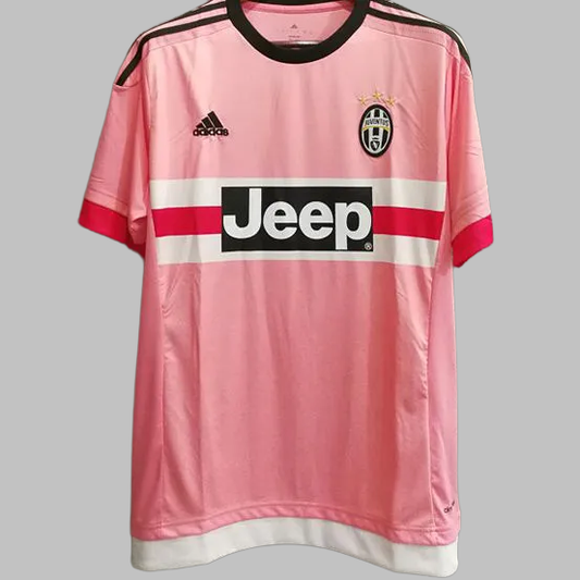 ADIDAS FC Juventus 2015/16 Auswärtstrikot Pink Retro