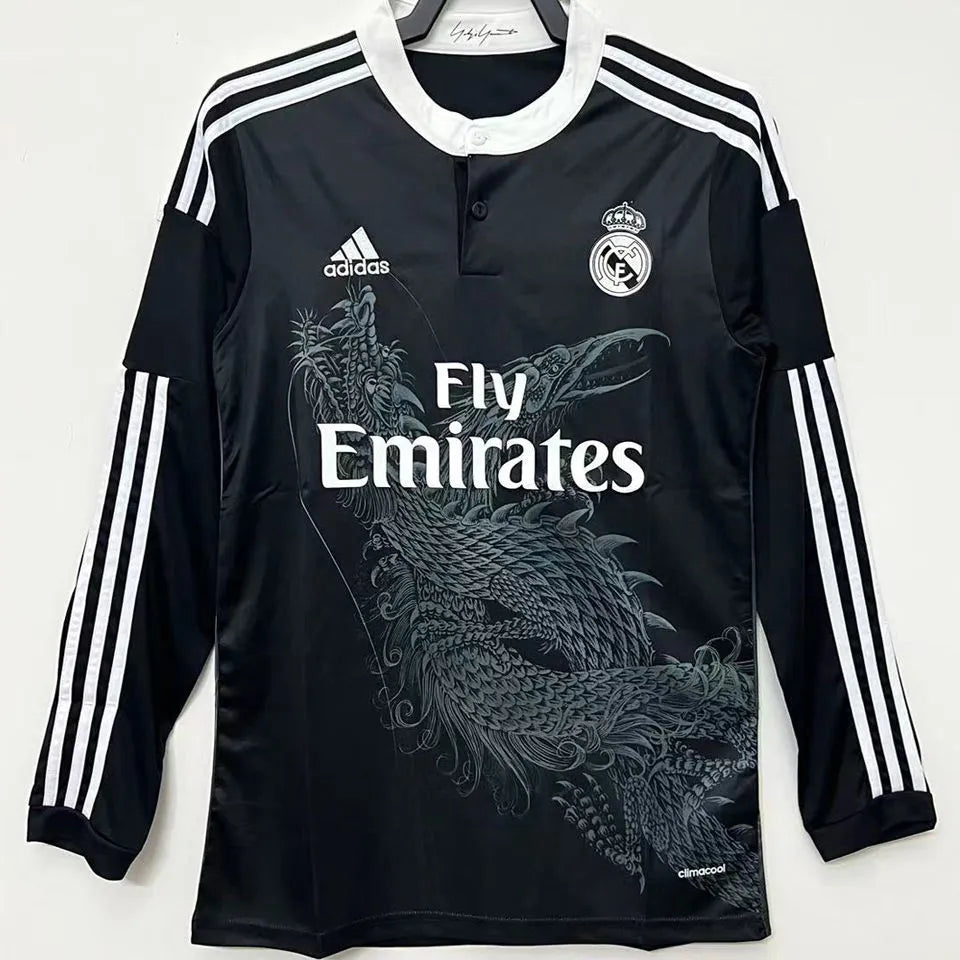 ADIDAS Real Madrid 2014/15 3. Trikot Black Dragon Retro