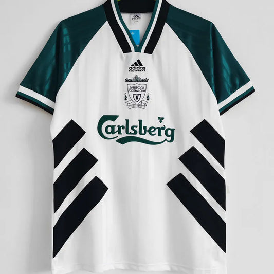 ADIDAS FC Liverpool 94/95 Auswärtstrikot Grün-Weiß Retro