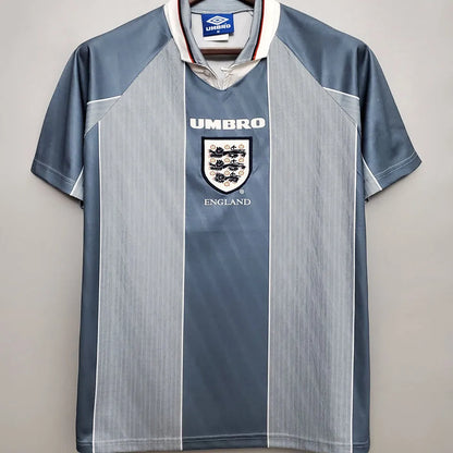 UMBRO England 1996 Auswärtstrikot Grau Retro