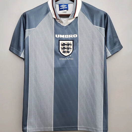 UMBRO England 1996 Auswärtstrikot Grau Retro