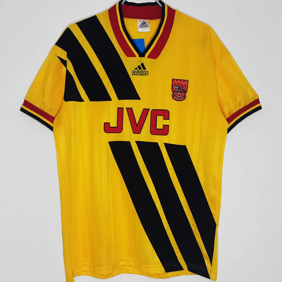 ADIDAS FC Arsenal 93/94 Auswärtstrikot Gelb Retro