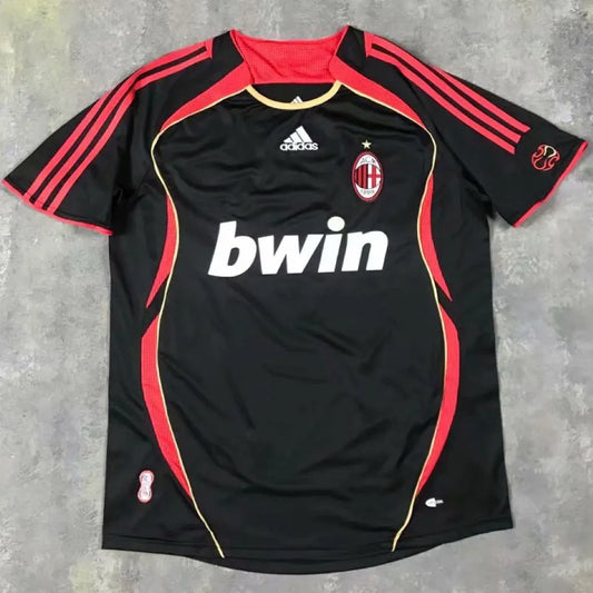 ADIDAS AC Milan 2006/07 Auswärtstrikot Schwarz Retro