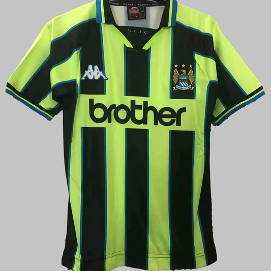 KAPPA Manchester City 98/99 Trikot Grün Retro