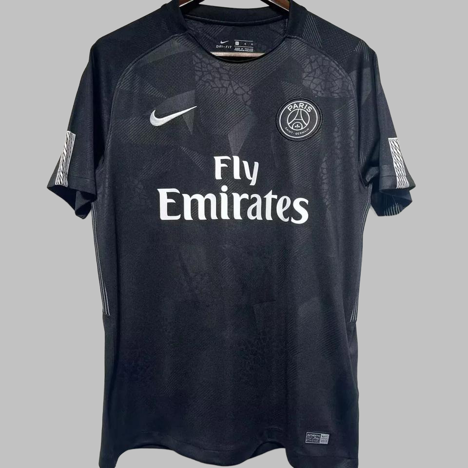 NIKE PSG 2017/18 3. Trikot Schwarz Retro