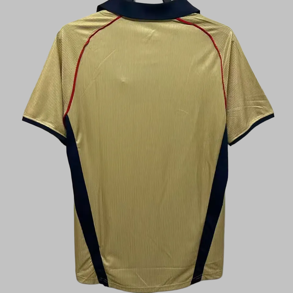 NIKE FC Arsenal 2001/02 Auswärtstrikot Gold Retro