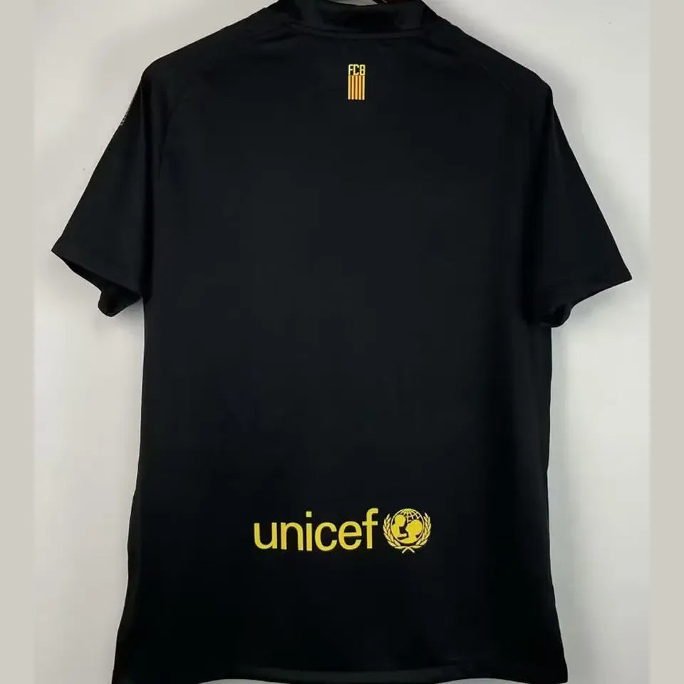 NIKE FC Barcelona 2011/12 Auswärtstrikot Schwarz Retro