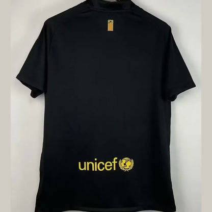 NIKE FC Barcelona 2011/12 Auswärtstrikot Schwarz Retro
