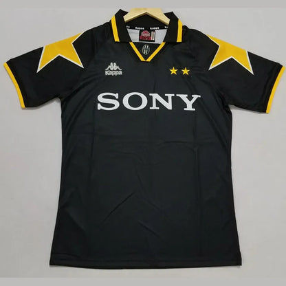 KAPPA FC Juventus 1995/96 Auswärtstrikot Schwarz Retro