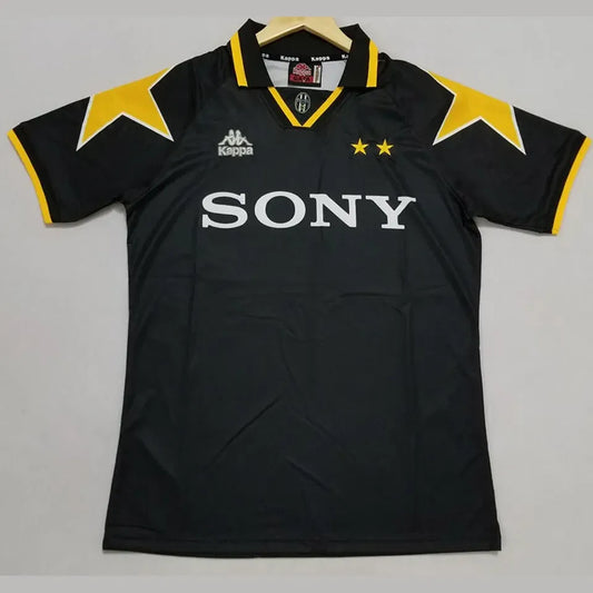 KAPPA FC Juventus 1995/96 Auswärtstrikot Schwarz Retro